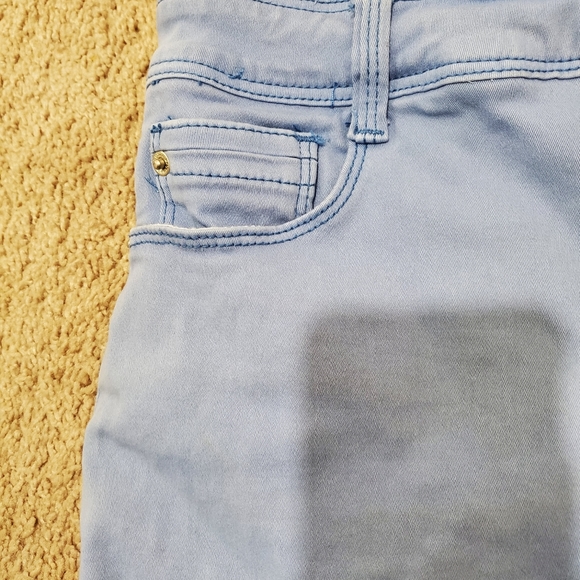 Blue women's shorts - Picture 2 of 9